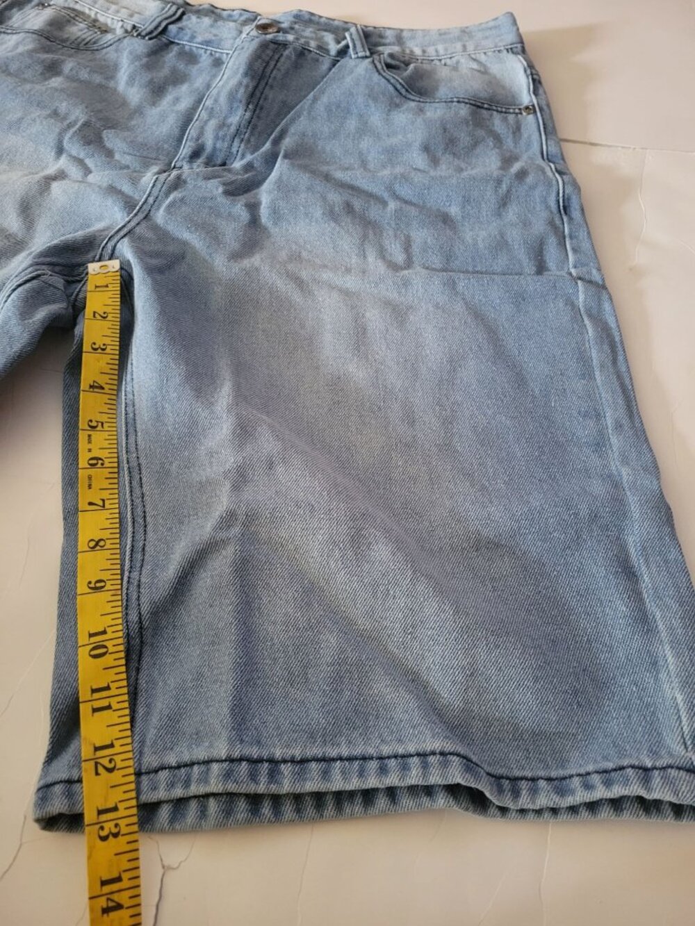 NWT Gametime  Mens Blue Denim Short Size 38 Casual Everyday Wear - Picture 5 of 9